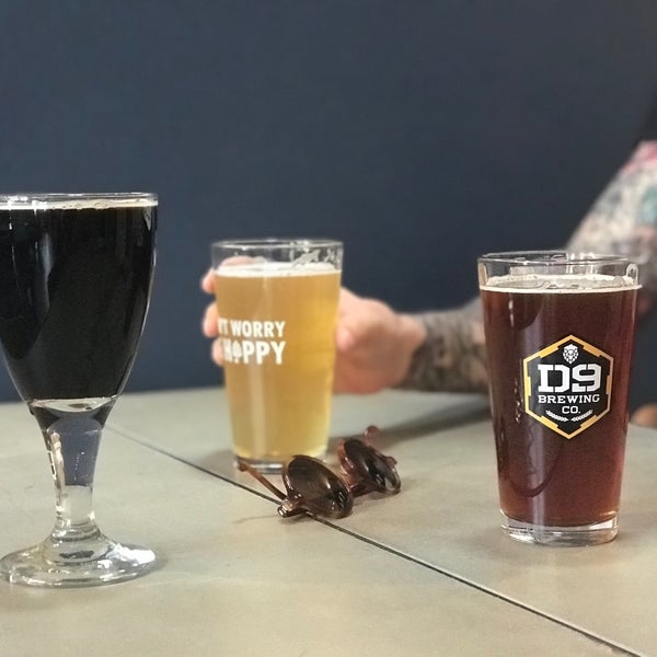 Photo taken at D9 Brewing Company by Peyton H. on 4/8/2018