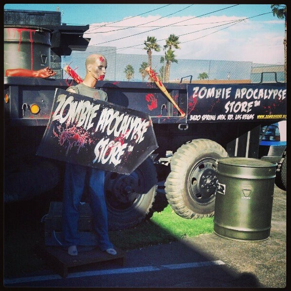 Photo taken at Zombie Apocalypse Store by Devan on 12/28/2012