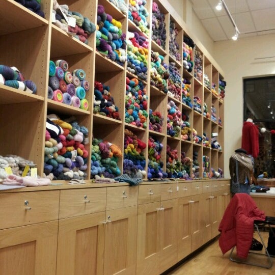 Photo taken at Windy Knitty by Martha S. on 1/11/2013