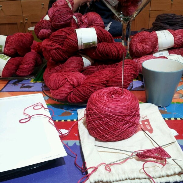 Photo taken at Windy Knitty by Martha S. on 12/13/2013