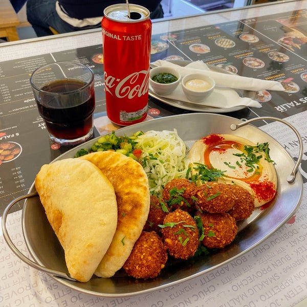 Paprika is probably one of the best places in Prague to have Humus and Falafel. Recommend their Falafel Mania. Sadly, there are only two tables for four people, plus four bar seats. Always occupated.