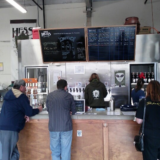 Photo taken at Mike Hess Brewing by Travis B. on 12/12/2012
