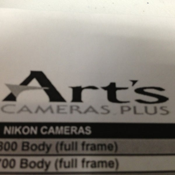 Photos at Art's Cameras Plus 5 tips