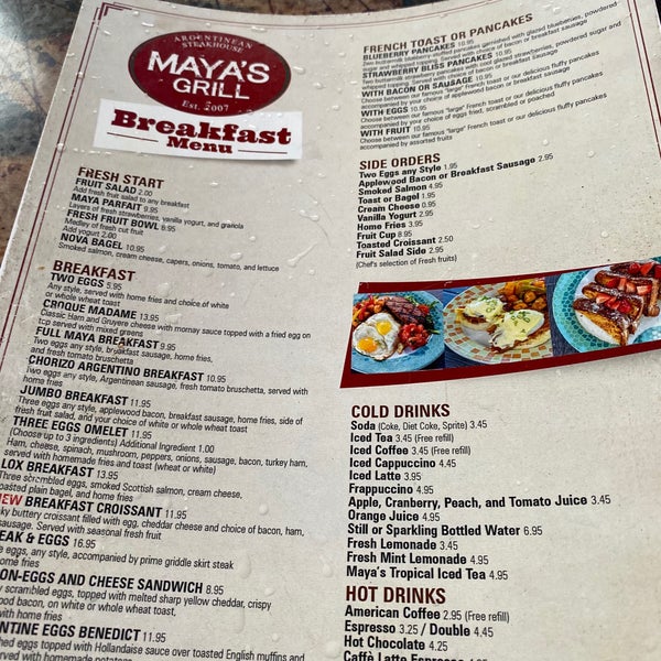 รูปภาพถ่ายที่ Maya&#39;s Grill Miami Beach โดย Brian C. เมื่อ 11/9/2019