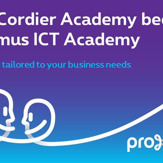 John Cordier Academy becomes Proximus ICT Academy, but with the same quality and spirit.