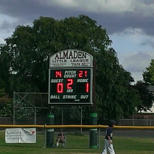 Almaden Little League Majors Field Baseball Field In San Jose