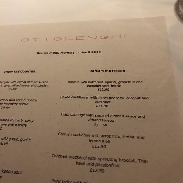 Photo taken at Ottolenghi by Catherine G. on 4/1/2019