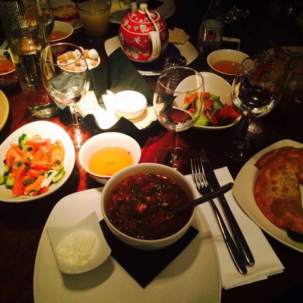 Photo taken at SamarQand Restaurant and Bar by Ksusha S. on 1/18/2014
