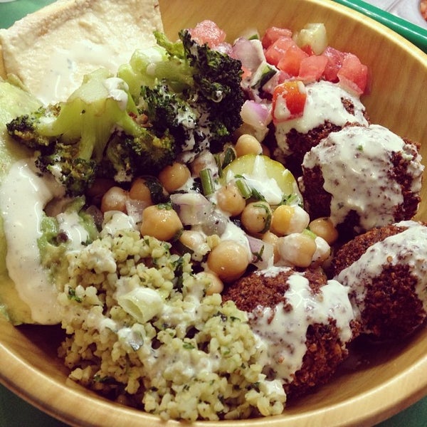 Photo taken at Maoz Vegetarian by Brittany on 12/19/2013
