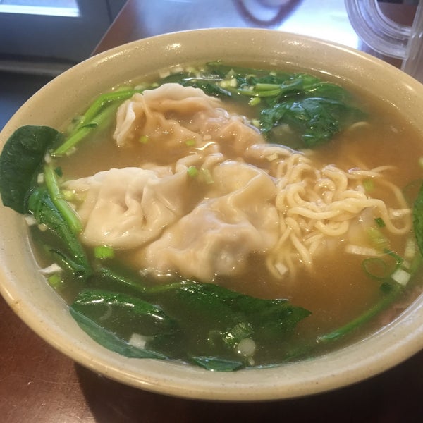 Delicious noodles and dumplings. Minimum credit card purchase is supposed to be $15.