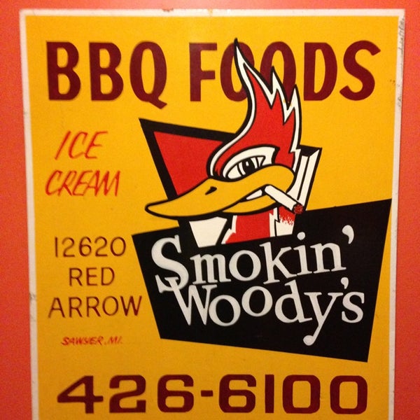 Photo taken at Smokin&#39; Woody&#39;s BBQ by Gus L. on 4/6/2013