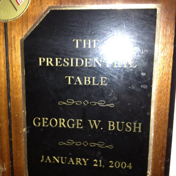 Just happened to be put at President Bush's table.  Great Mexican food!