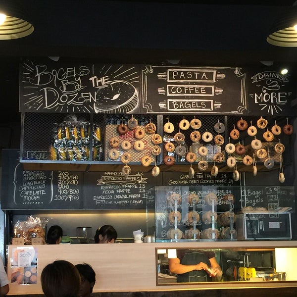 1/10/2015にAkuKembaraがBROOKLYNB Bagel Bakery &amp; Cafeで撮った写真
