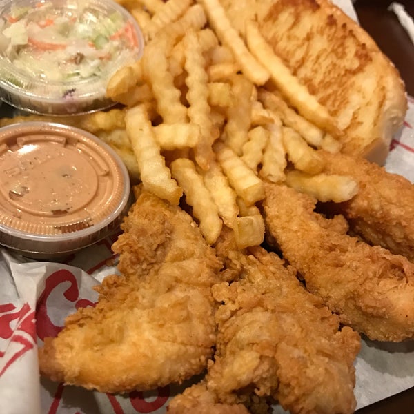 Photo taken at Raising Cane&#39;s Chicken Fingers by Lisa B. on 2/17/2017