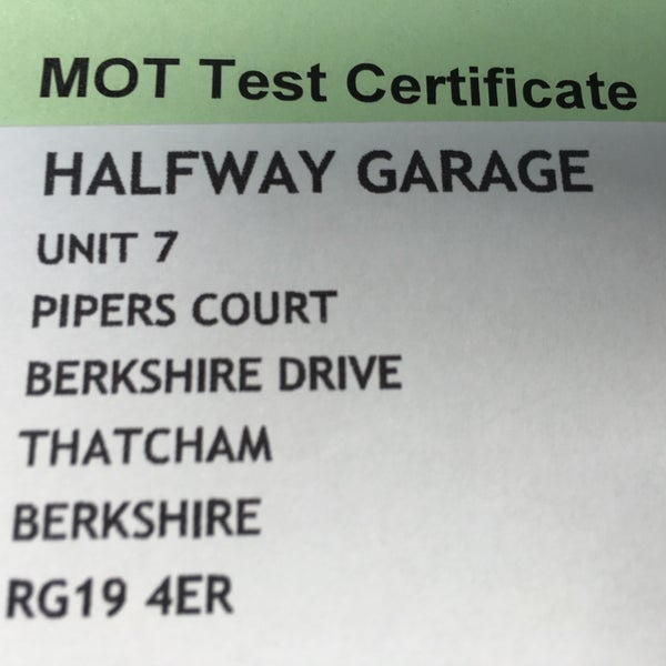 Halfway Garage Thatcham, West Berkshire