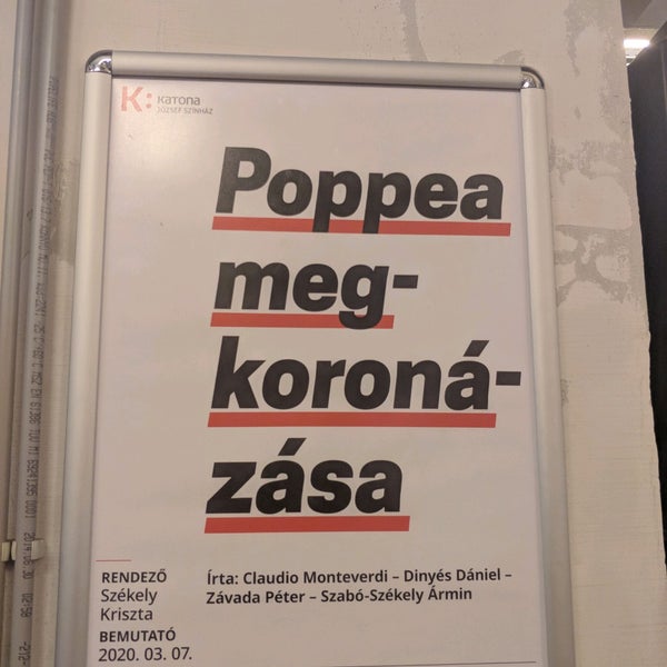 รูปภาพถ่ายที่ Katona József Színház โดย Gergely J. เมื่อ 8/31/2020