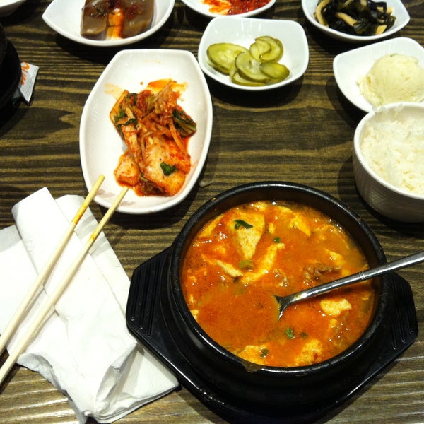 Photo taken at BCD Tofu House by Roger T. on 4/30/2013