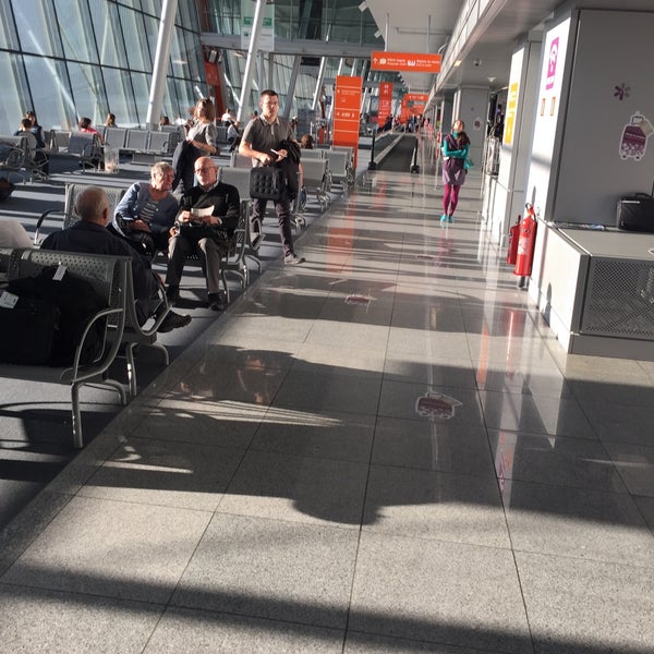 Photo taken at Warsaw Chopin Airport (WAW) by Rafał K. on 10/3/2015