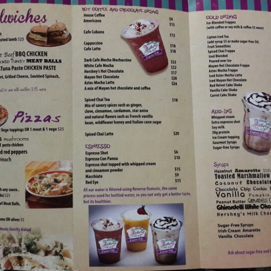 Bakery Treatz Prices