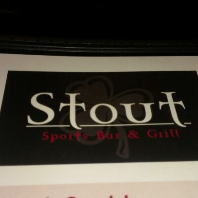 Photo taken at Stout Bar &amp; Grill by Jack L. on 1/23/2013