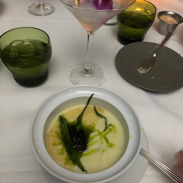 AMAZING! Loved the white cosmo and white asparagus soup