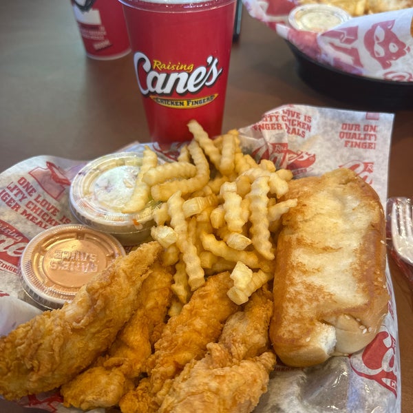 Photo taken at Raising Cane&#39;s Chicken Fingers by Deisy C. on 1/14/2024