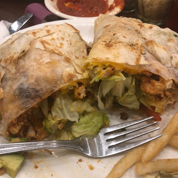 Everything was BAD! This was my chicken chipotle wrap (but was warned in a burrito).