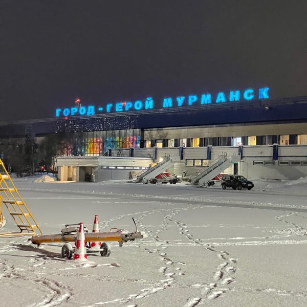 Photo taken at Murmansk International Airport (MMK) by Evgeniy P. on 12/18/2021