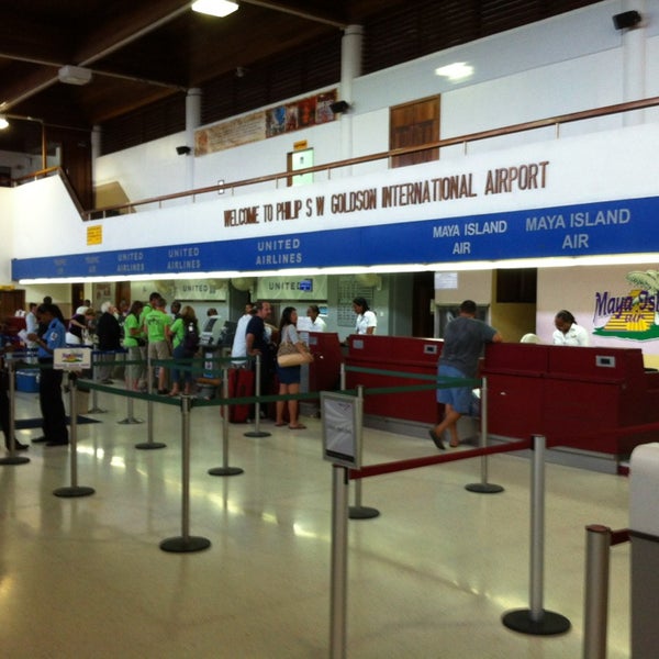 Photo taken at Philip S.W. Goldson International Airport (BZE) by Randy B. on 6/2/2013