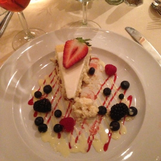 You have to top off the night with the INN cheesecake!