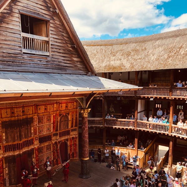 Photo taken at Shakespeare&#39;s Globe Theatre by Justin O. on 6/26/2022