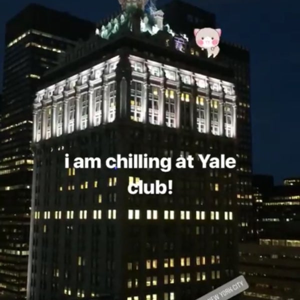 8/4/2018 tarihinde Okayuziyaretçi tarafından Yale Club of New York City'de çekilen fotoğraf