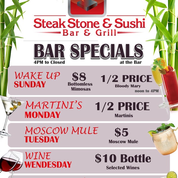Foto diambil di Steak Stone &amp; Sushi Bar &amp; Grill oleh Steak Stone &amp; Sushi Bar &amp; Grill pada 6/29/2017