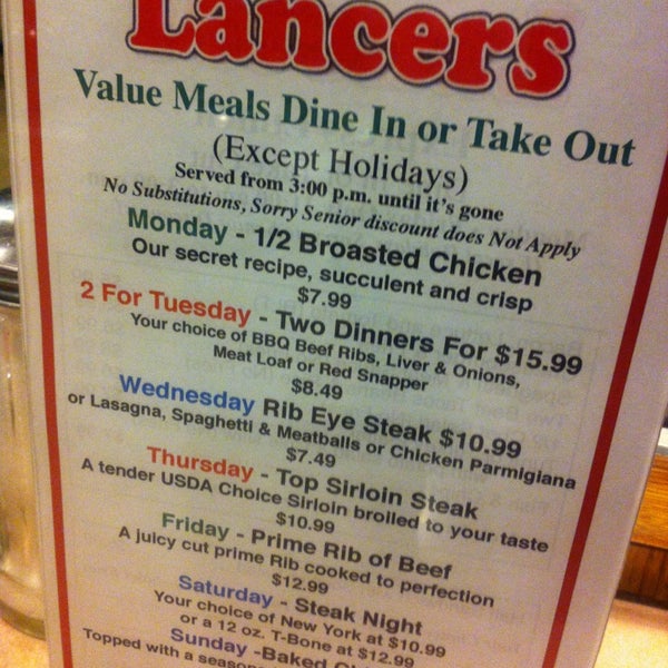 Lancers Family Restaurant 23 tips de 793 visitantes