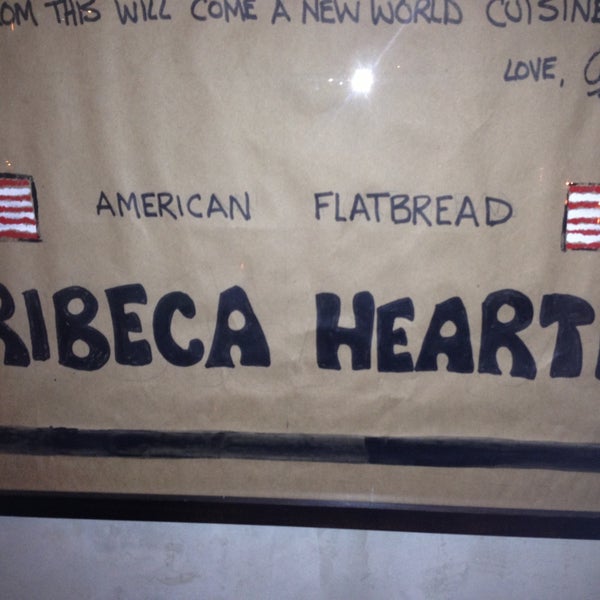 Photo taken at American Flatbread Tribeca Hearth by Lindsey S. on 4/14/2013