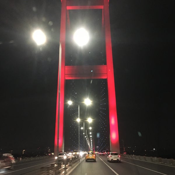 Photo taken at Bosphorus Bridge by Ziyad A. on 8/21/2019