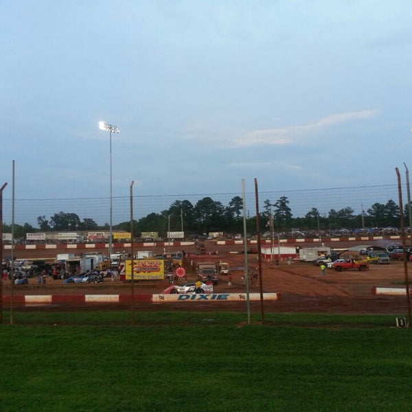 Photo taken at Dixie Speedway Home of the Champions by Kendrick K. on 7/21/2013
