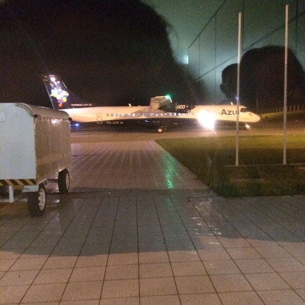 Photo taken at Criciúma / Forquilinha Airport (CCM) by Larissa R. on 4/15/2014