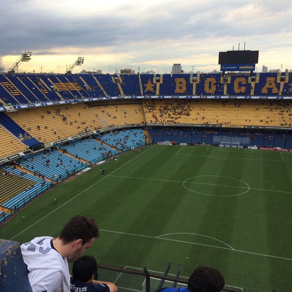 Photo taken at Estadio Alberto J. Armando &quot;La Bombonera&quot; (Club Atlético Boca Juniors) by Guido T. on 2/26/2015