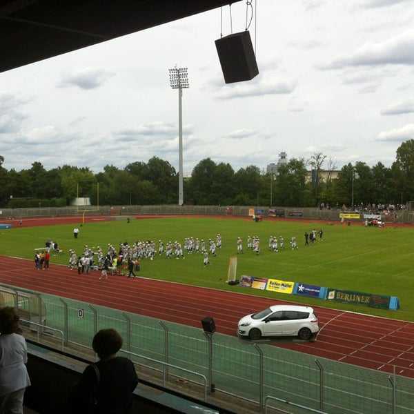 Photo taken at Mommsenstadion by Marc G. on 6/16/2013