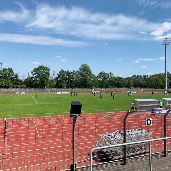 Photo taken at Mommsenstadion by Marc G. on 6/2/2019