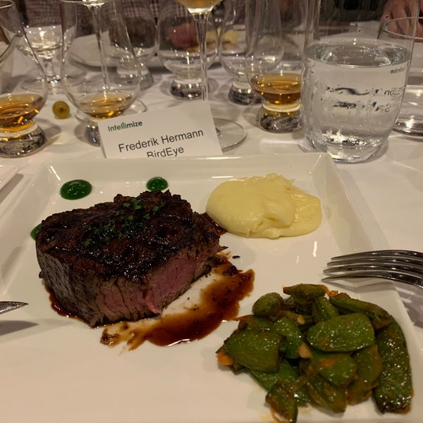 Photo taken at Alexander&#39;s Steakhouse by Frederik H. on 9/25/2019