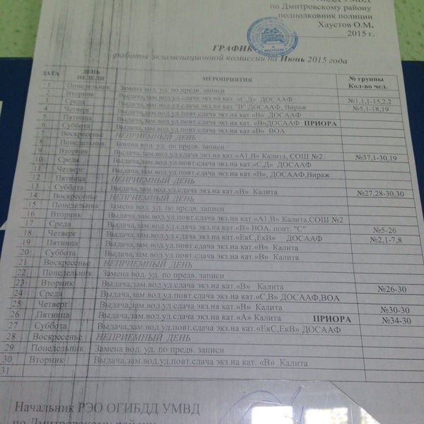 График работы гибдд дмитров бирлово поле ГАИ Бирлово Поле