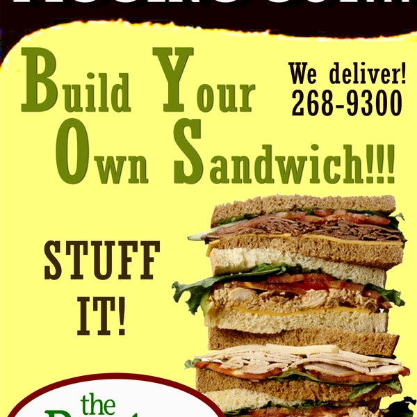 get creative, get slim or get proteined up... Build your own sandwich!