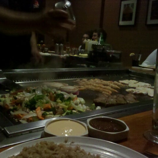 Photo taken at Nagoya Japanese Steakhouse &amp; Sushi by Becky on 12/13/2012