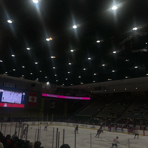 Arizona Wildcats Hockey 2018/2019 Season in the Tucson Arena.