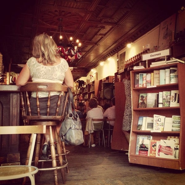 Photo taken at The Spotty Dog Books &amp; Ale by Kate F. on 7/27/2013