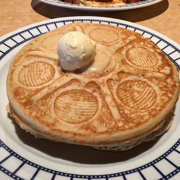 Large potions and their pancakes are awesome.  Must stop!