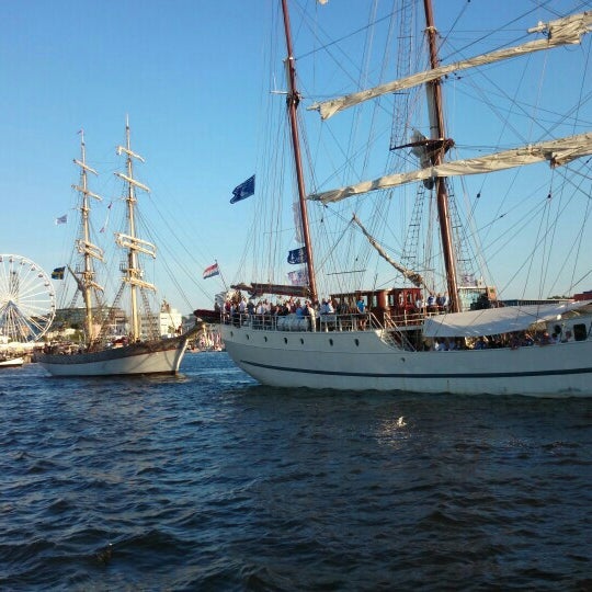 Photo taken at Hanse Sail Rostock by Christian M. on 8/10/2014