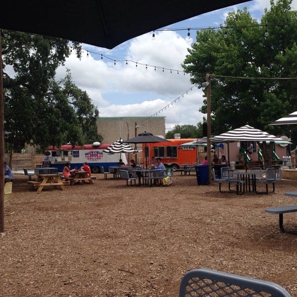 Photo taken at The Midway Food Park by Brian R. on 6/14/2014